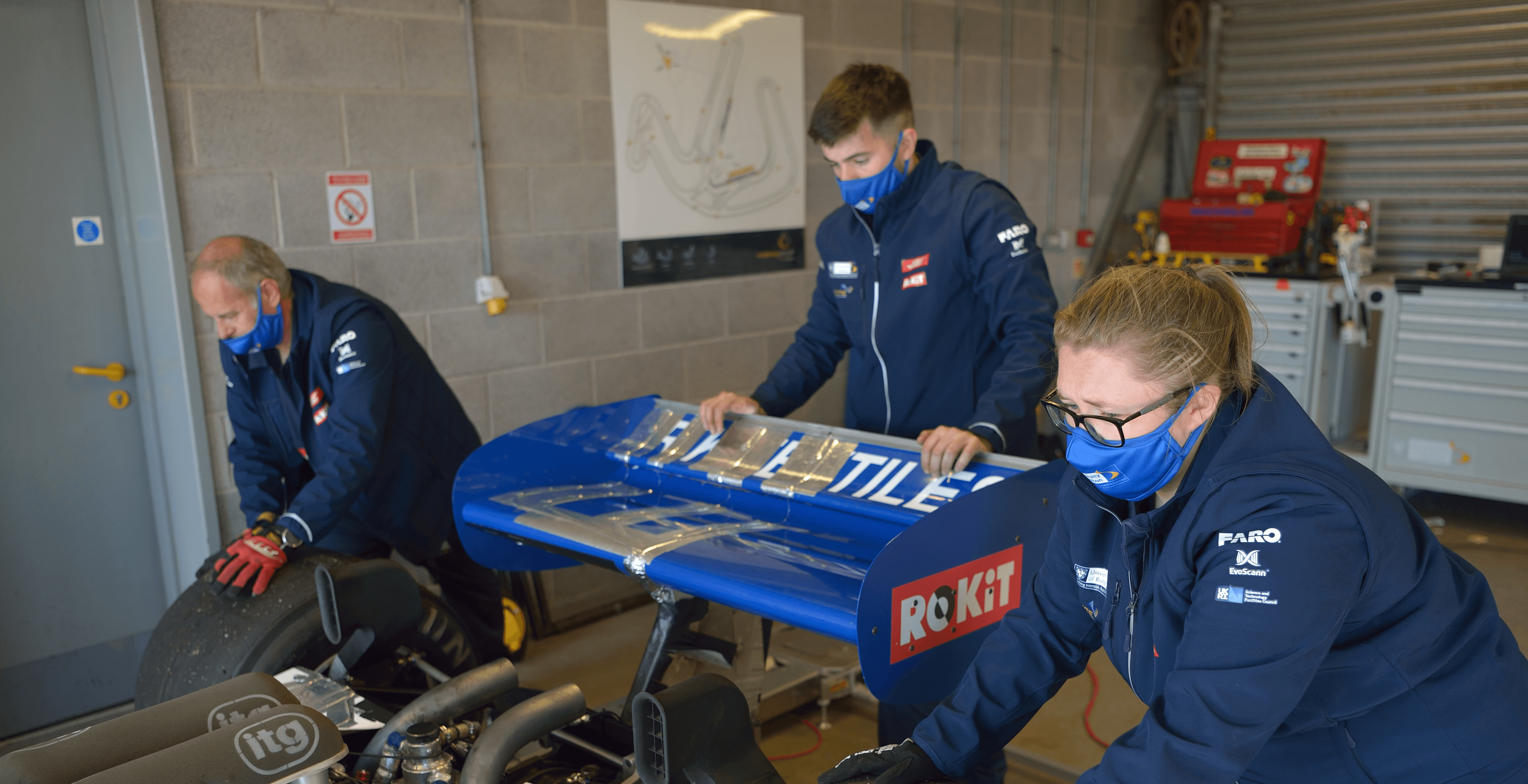 University of Bolton motorsport engineering students’ dreams come true with F1 test