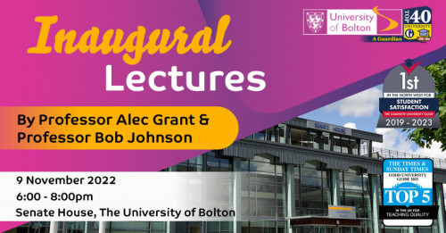 Inaugural lectures at Bolton