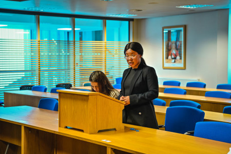 Courtroom at University of Bolton
