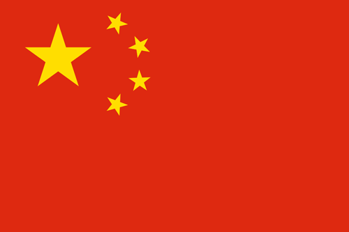 china flag small