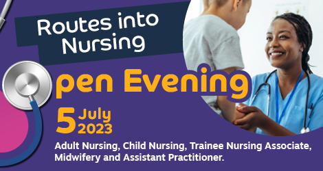 Nursing open evening 5 July 2023 UoB