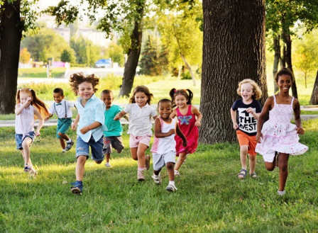 children playing