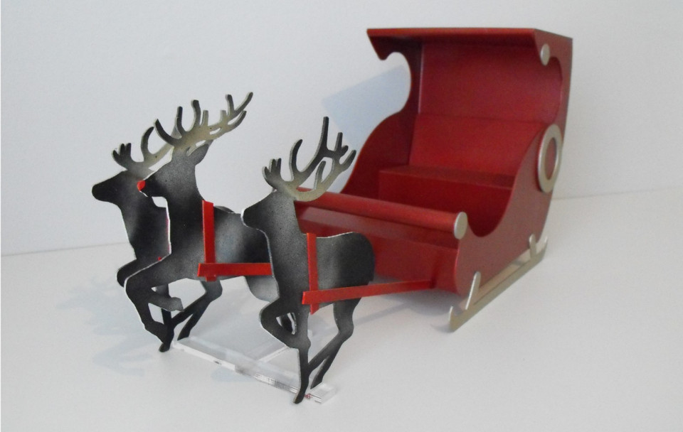 University of Bolton’s SFX experts step in to create new sleigh for Santa’s Turton Rotary Club festive community tour