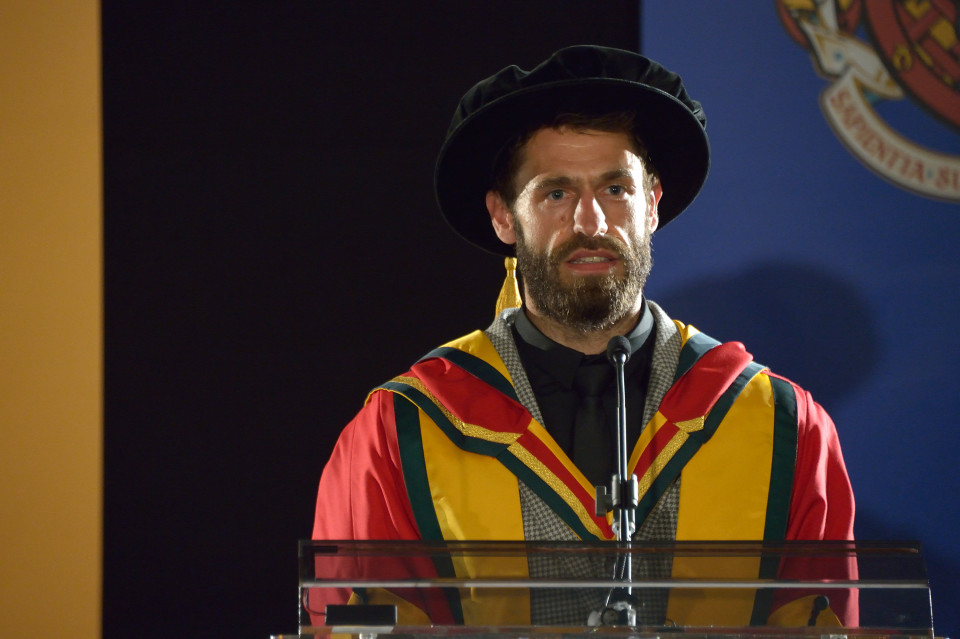 Actor and University of Bolton Ambassador Kelvin Fletcher awarded Honorary Doctorate