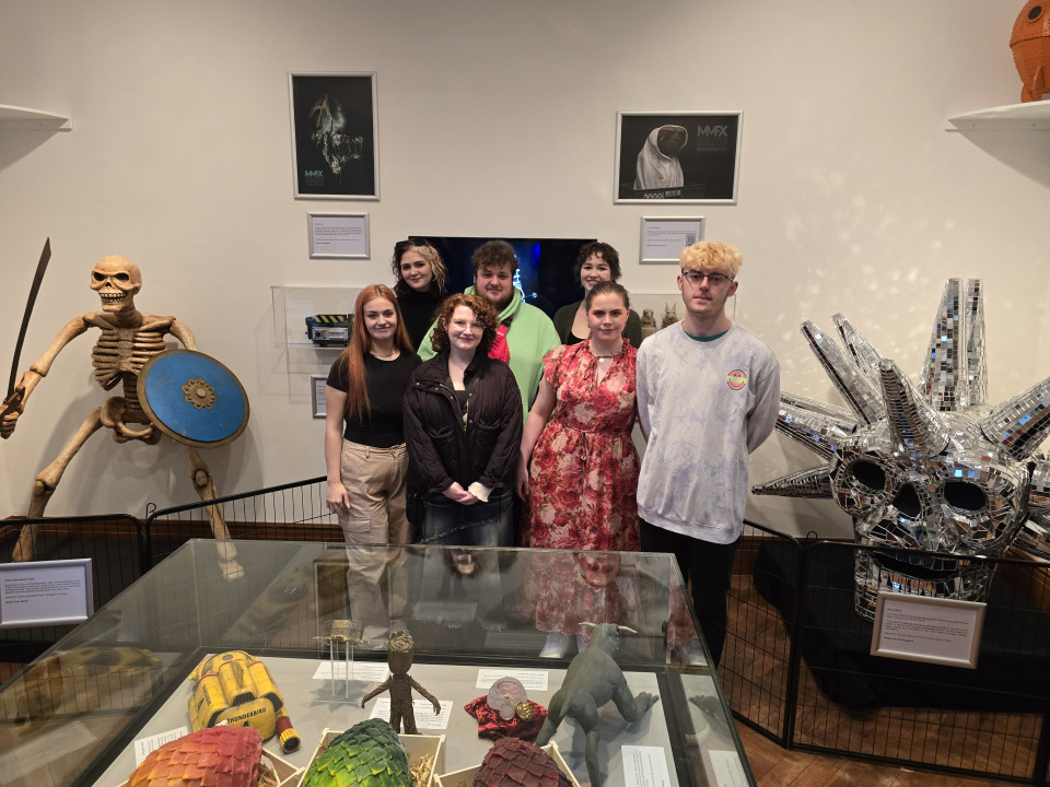 University of Bolton SFX students bring movie magic to town center exhibition