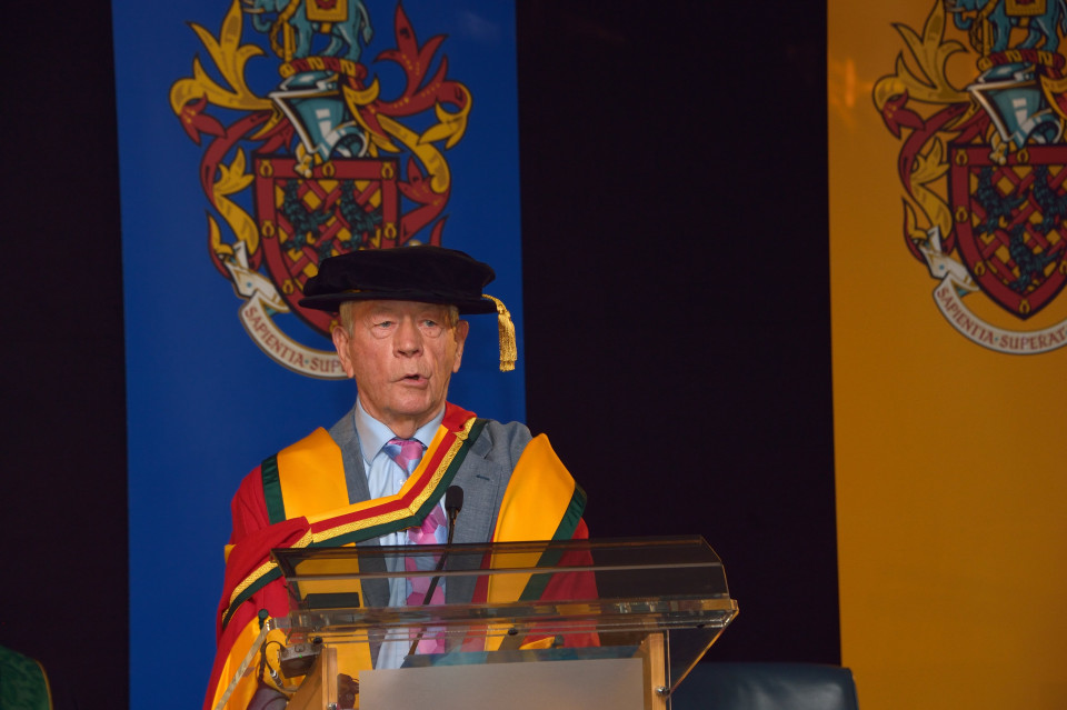 Bolton’s ‘Father of the Fitness Industry’ receives Honorary Doctorate from home town University