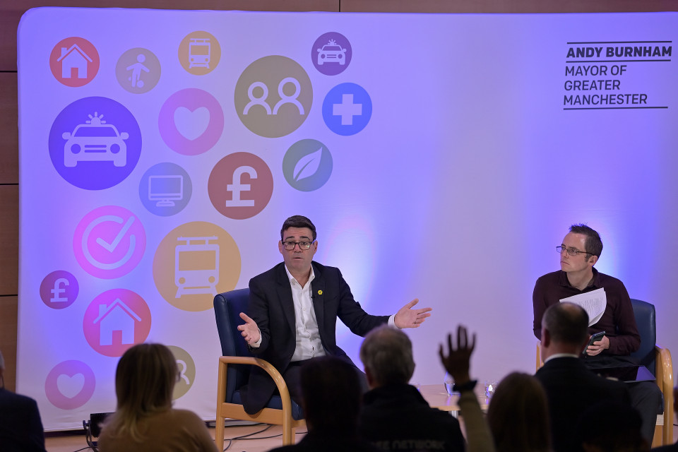 University of Bolton hosts Andy Burnham’s Greater Manchester Mayor’s Question Time event