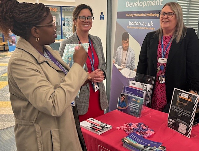 Students explore their options at Nursing and Midwifery Careers Fair