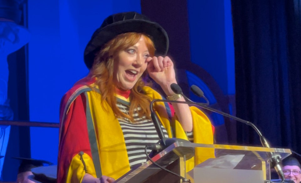 Farnworth actress and comedian Diane Morgan awarded honorary degree from University of Bolton