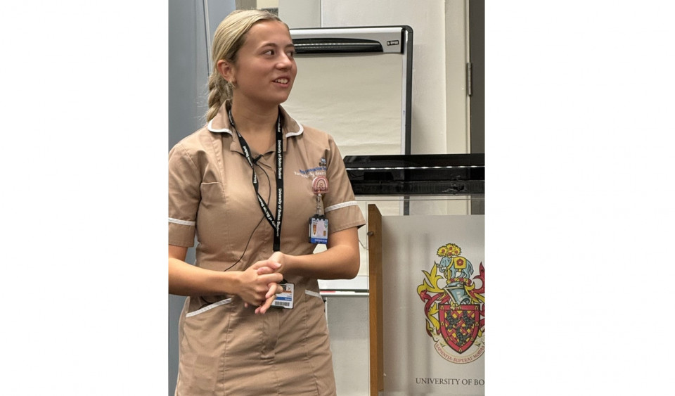 Teenager on the path to becoming a nurse thanks to University of Bolton degree apprenticeship
