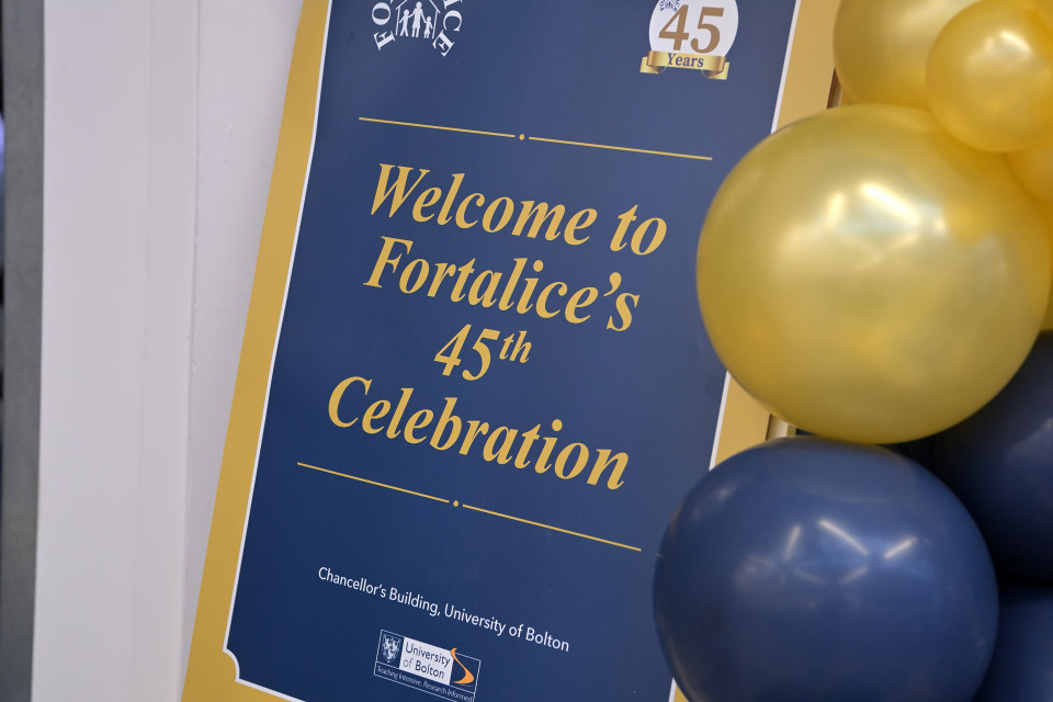 Fortalice Celebrates its 45th Anniversary at the University of Bolton