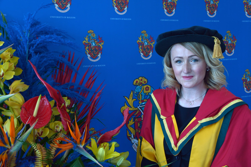 MP Rebecca Long-Bailey receives Honorary Doctorate from University
