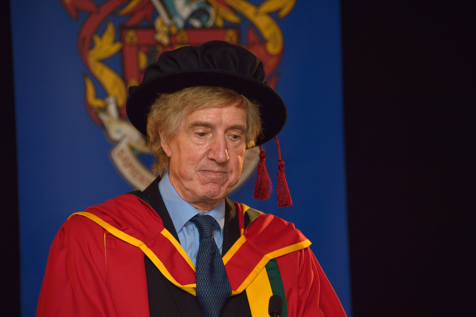 Actor David Ricardo-Pearce receives Honorary Doctorate from University