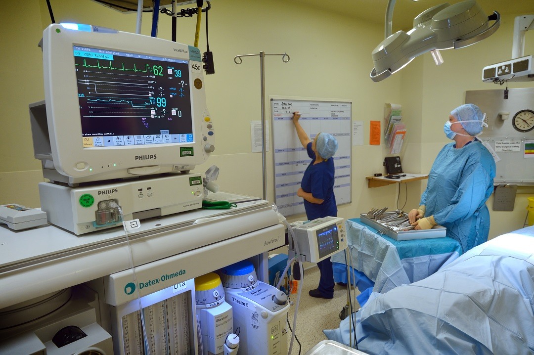From the University of Bolton Nursing Department, a operating department practitioner (ODP) working in an operating theatre