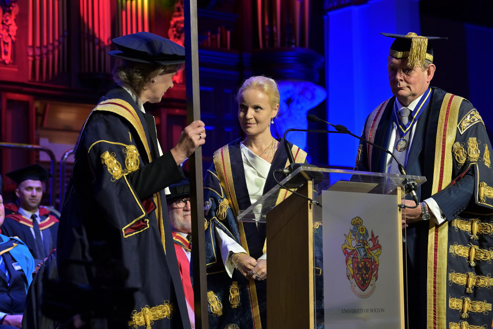 Dr Rasha Said installed as Pro Chancellor of the University of Bolton