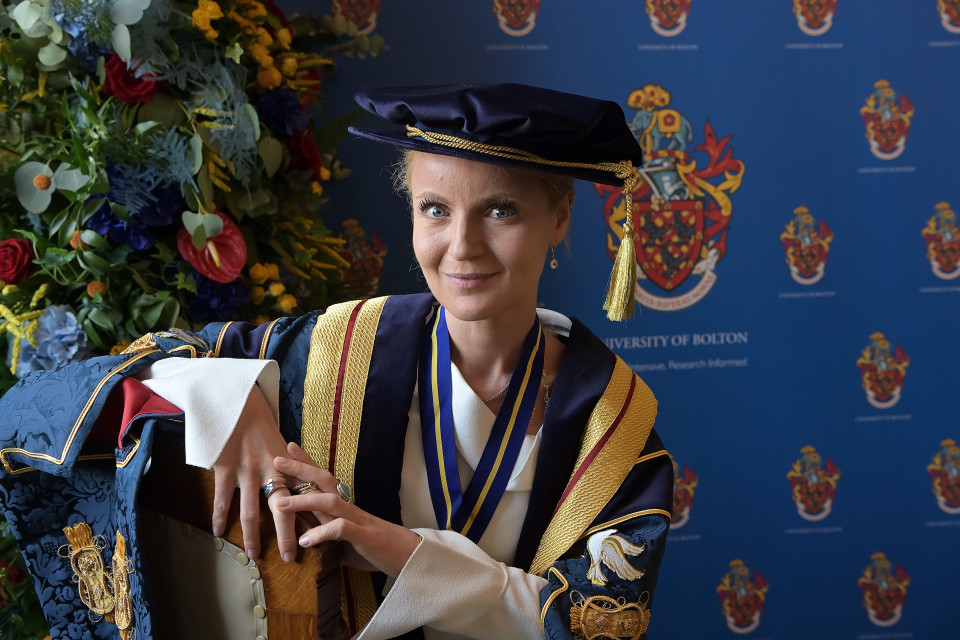 Dr Rasha Said installed as Pro Chancellor of the University of Bolton