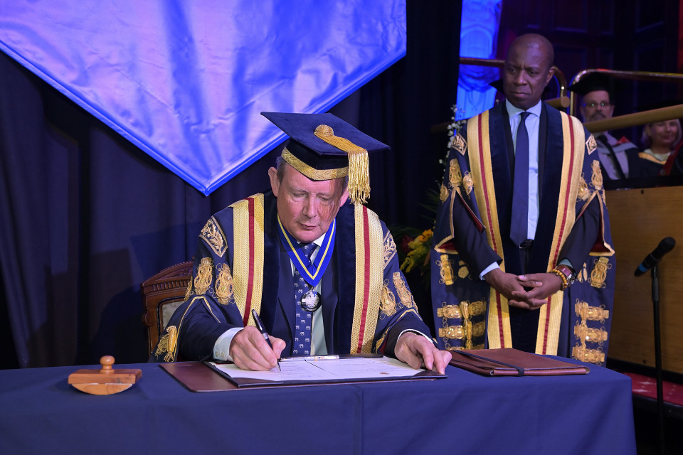 BBC journalist and Mastermind presenter Clive Myrie installed as Pro Chancellor of University of Bolton 