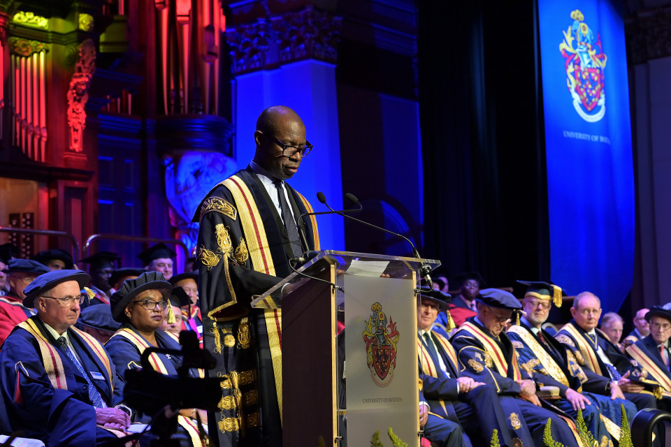 BBC journalist and Mastermind presenter Clive Myrie installed as Pro Chancellor of University of Bolton 