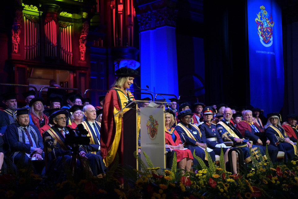 Granada Reports journalist Elaine Willcox receives honorary degree from University of Bolton